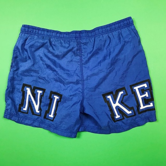 Nike Other - VTG 90s Nike Big Spellout Track Shorts Sz Medium